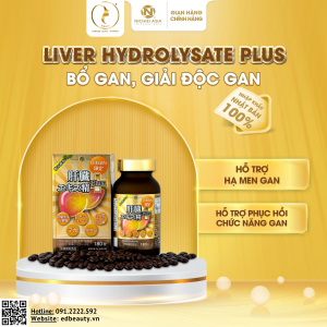 Viên uống cải thiện chức năng gan Nichiei Bussan Liver Hydrolyzate Plus