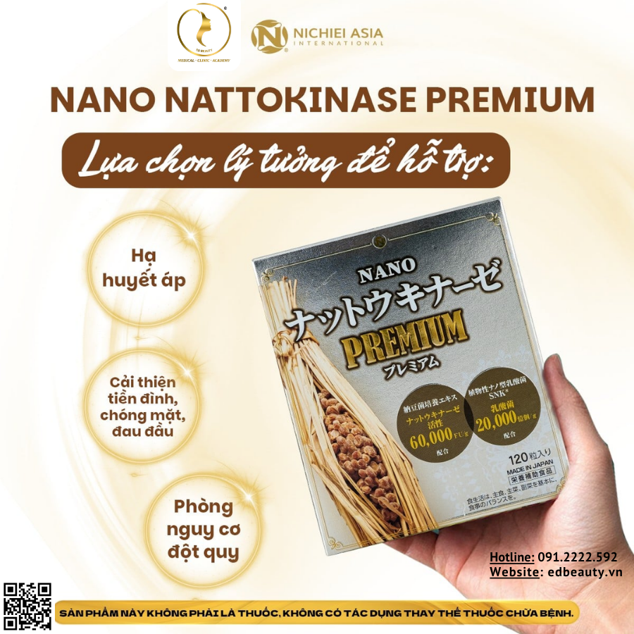 Lợi ích khi dùng viên uống Nano Nattokinase Premium