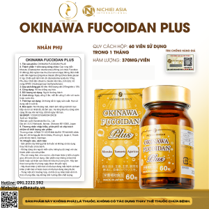 Thành phần sản phẩm Okinawa Fucoidan Plus Nhật Bản