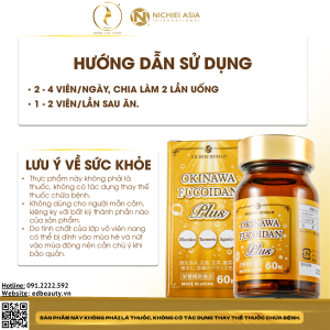 Hướng dẫn sử dụng viên uống Fucoidan Plus