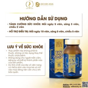 Hướng dẫn sử dụng EX Fucoidan Nhật Bản