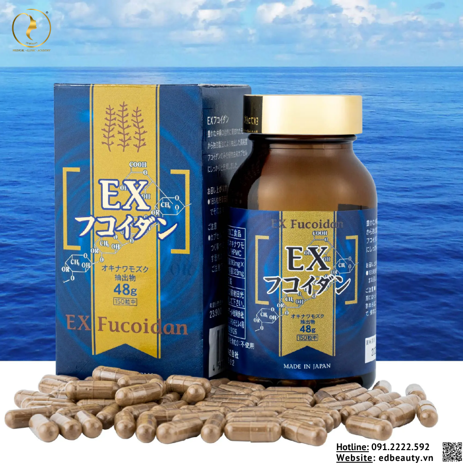 Thành phần nổi bật của EX Fucoidan Nhật Bản