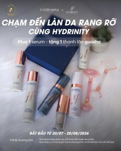 Hydrinity mua 1 tặng 1 quà thanh lăn Gua Sha tại Ed Beauty