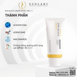 Thành phần nổi bật Usolab Sun Block Cream SPF 50