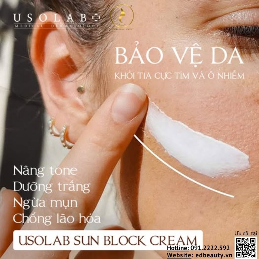 Usolab Sun Block Cream phù hợp với làn da nào?