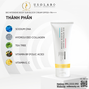 Thành phần Usolab Bio Intensive Body Sun Block