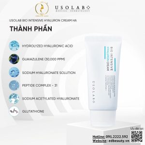 Thành phần kem dưỡng Usolab Bio Intensive Hyaluron