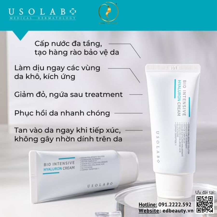 Công dụng của Usolab Bio Intensive Hyaluron Cream