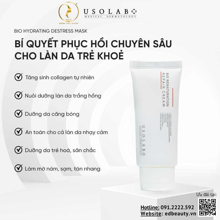 Kem phục hồi, dịu da Usolab Bio Renaturation Repair Cream - Ảnh 2