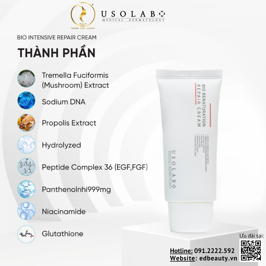 Thành phần sản phẩm Usolab Bio Renaturation