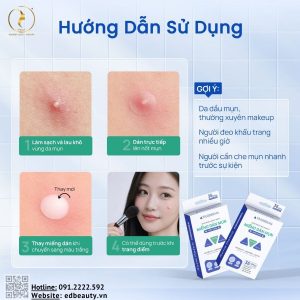 Cách dùng Trioderma miếng dán mụn