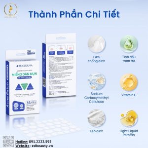 Thành phần nổi bật của Trioderma Acne Patch Day & Night