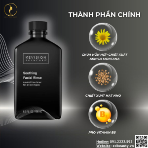 Nước dưỡng căng mướt và cấp ẩm đa tầng Revision Skincare Soothing Facial Rinse