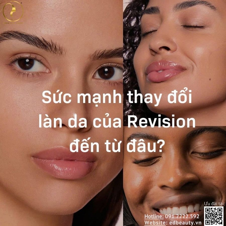 Revision Skincare tập trung vào ba yếu tố quan trọng đối với làn da
