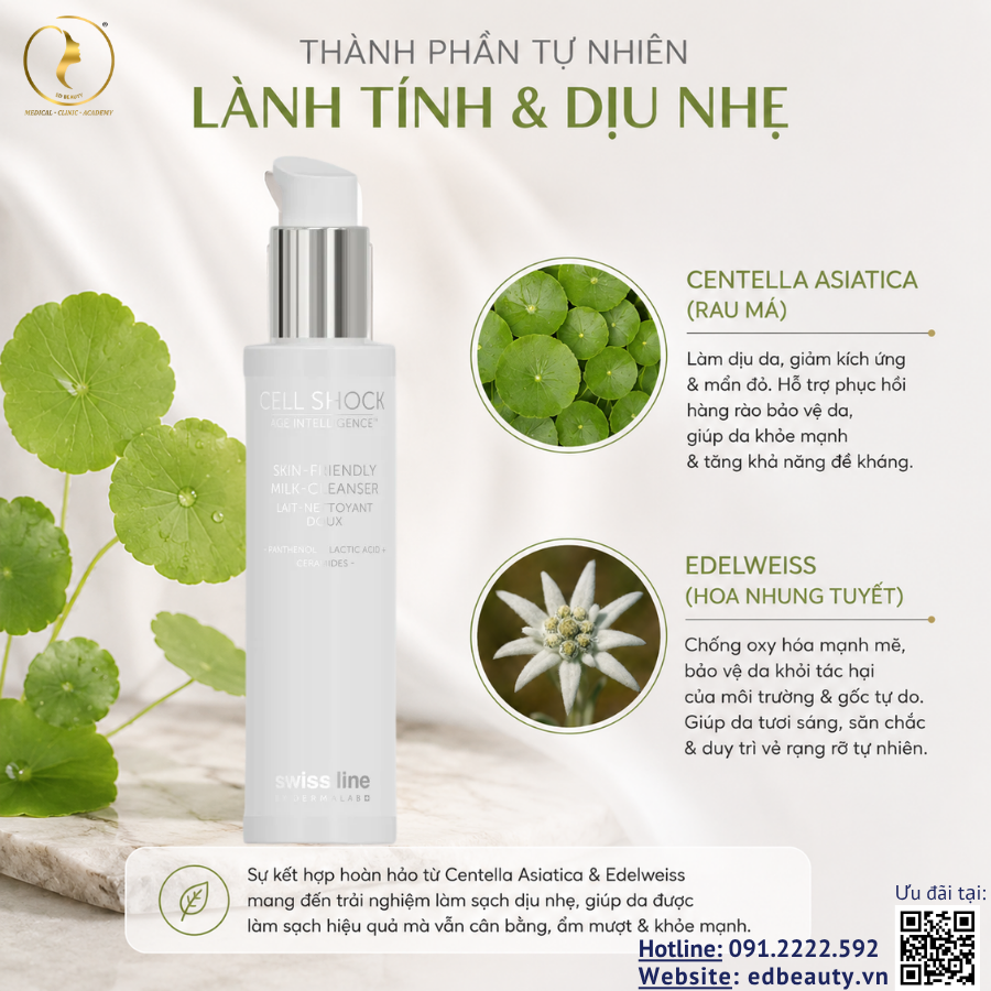 Thành phần nổi bật của Skin-Friendly Milk Cleanser