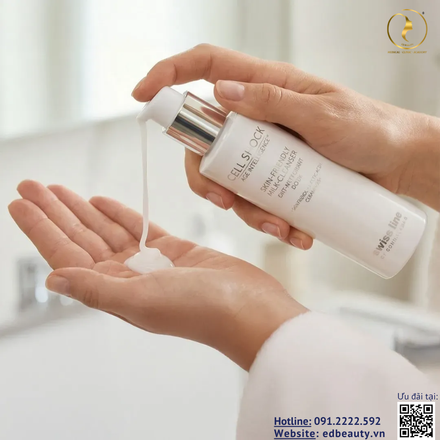 Swissline CS AI Skin-Friendly Milk Cleanser phù hợp với làn da nào?