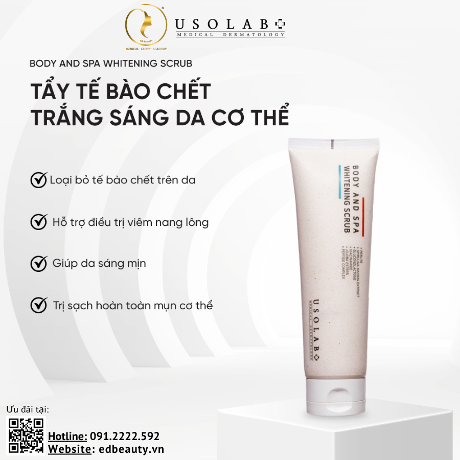 Lợi ích khi dùng Usolab Body And Spa Whitening Scrub
