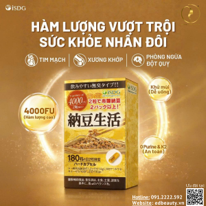 Thành phần nổi bật của iSDG Natto Life