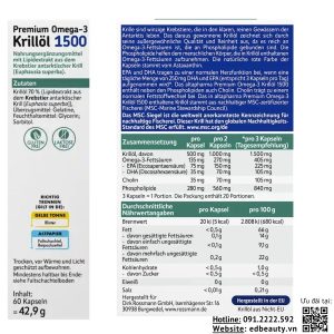 Thành phần viên uống Altapharma Omega 3