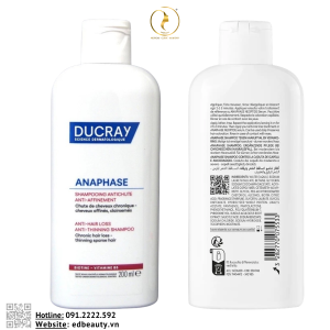 Dầu gội ngăn rụng tóc Ducray Shampooing Antichute Anti-Affinement
