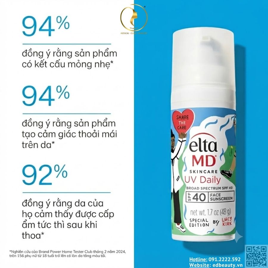 Kem chống nắng EltaMD UV Daily SPF 40 phiên bản giới hạn tại ED Beauty (5)
