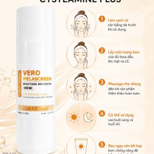 Cách dùng kem Vero Melascreen Cysteamine Plus