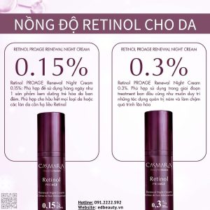Hiệu quả khi dùng Casmara Retinol