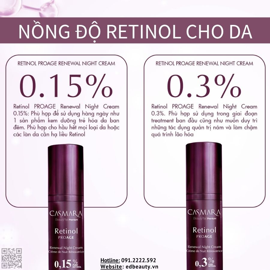 Hiệu quả khi dùng Casmara Retinol