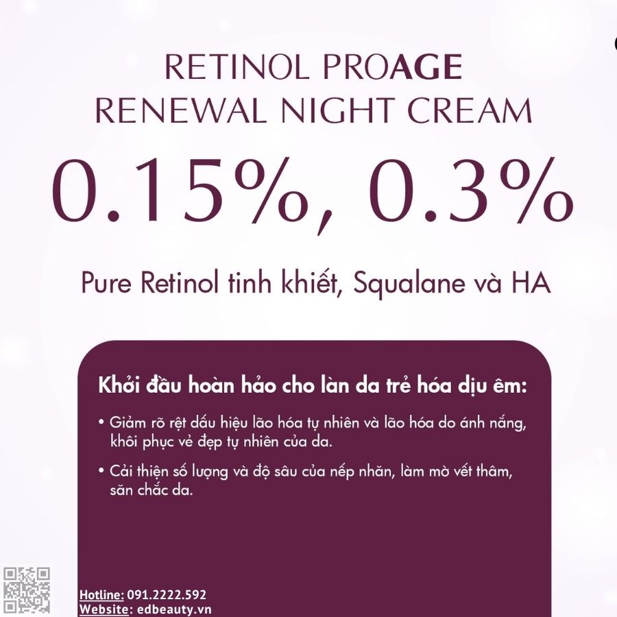 Retinol tinh khiết – Hoạt chất chăm sóc da lão hóa