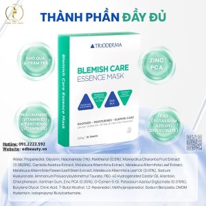 Thành phần Trioderma Blemish Care Essence Mask