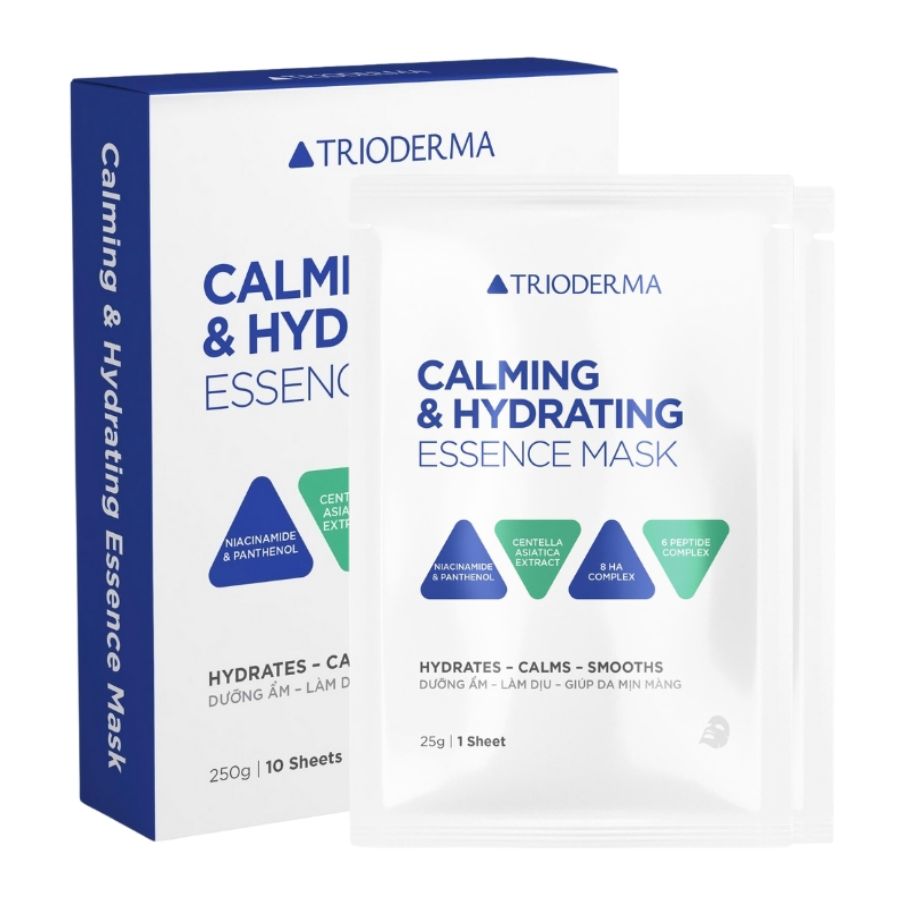 Mặt nạ cấp ẩm, dịu da Trioderma Calming & Hydrating Essence Mask