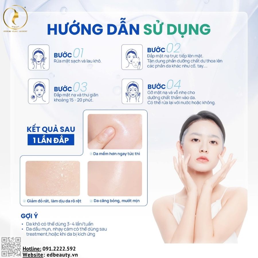 Cách dùng mặt nạ Trioderma