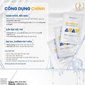 Hiệu quả khi dùng Trioderma Brightening Mask