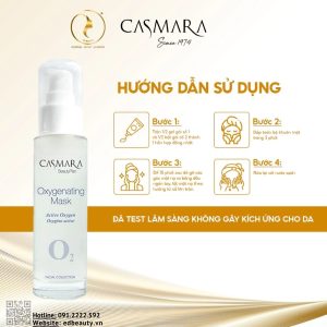 Cách dùng mask CasMara Oxygenating