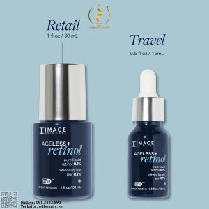 Serum trẻ hóa da nhạy cảm Image Skincare Ageless+ Retinol Pure Liquid 0.1%