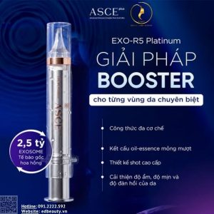 Tinh chất Exosome dưỡng phục hồi trẻ hóa da ASCE Plus EXO-R5 Platinum