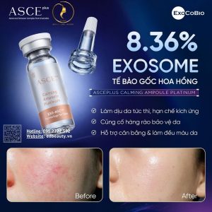 Tinh chất làm dịu, phục hồi da tổn thương ASCEplus® Calming Ampoule Platinum