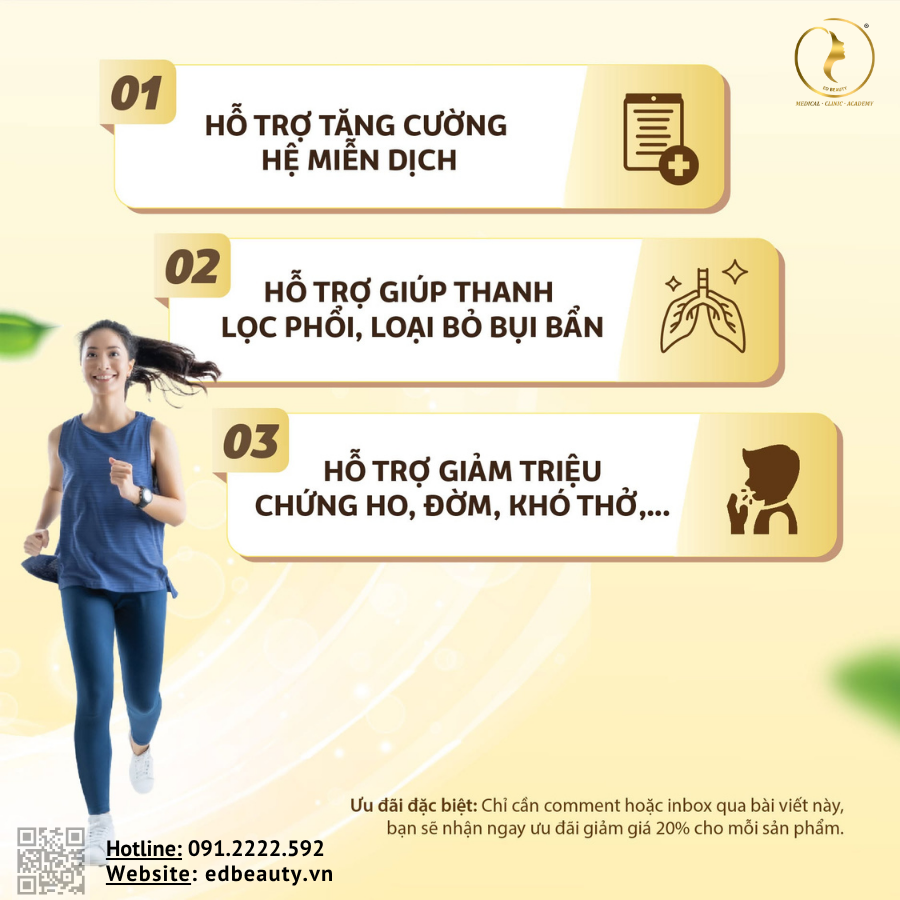Viên uống bổ phế, cải thiện hô hấp Nichiei Bussan Premium High Guard - Ảnh 4