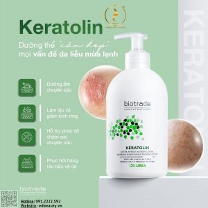 Dưỡng thể da khô bong tróc Keratolin Body Hydrating Lotion 12% Urea