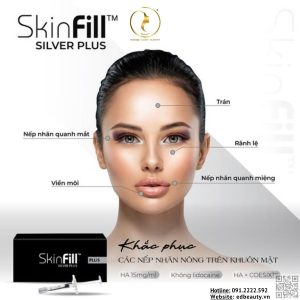 HA cấp ẩm sâu, làm đầy nếp nhăn nông SkinFill Silver Plus
