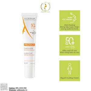 Kem chống nắng da nhạy cảm A-Derma Protect Invisible Fluid SPF50+ - Ảnh 4