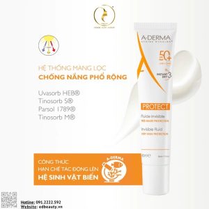 A-Derma Protect Invisible Fluid SPF50+ phù hợp với ai?