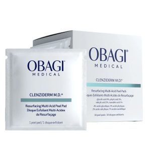 Miếng tẩy tế bào chết Obagi Clenziderm M.D. Resurfacing Multi-Acid Peel Pads