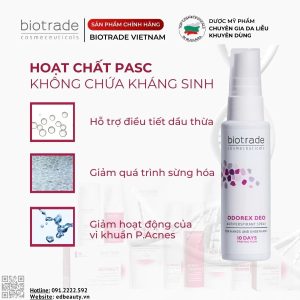 Thành phần Odorex Foot Antiperspirant Spray