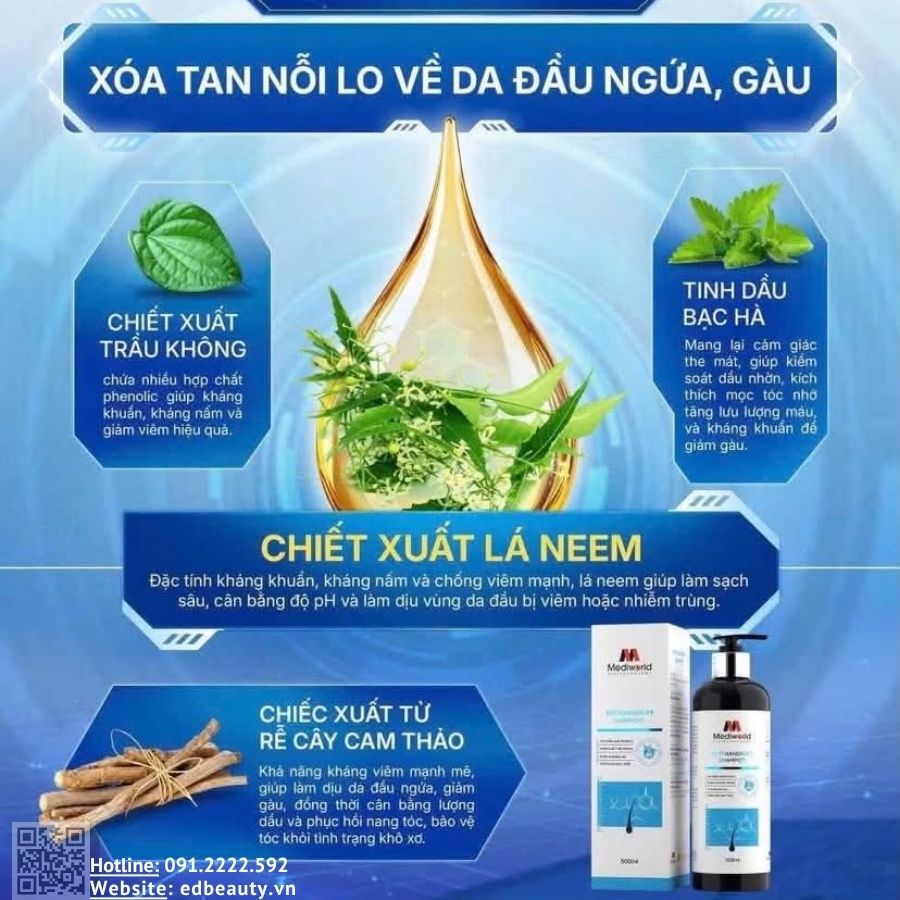 Thành phần dầu gội Anti-Dandruff Shampoo