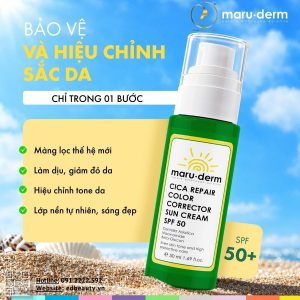 Hiệu quả khi dùng Maruderm Cica Repair Sun Cream SPF 50