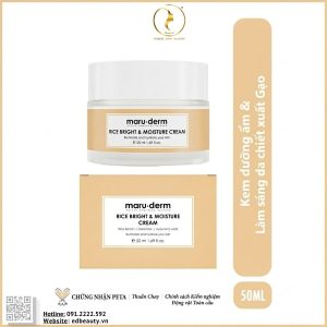 Kem dưỡng ẩm sáng mịn da Maruderm Rice Bright & Moisture Cream