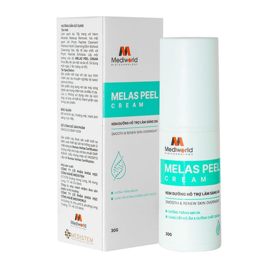 Mediworld Melas Peel Cream dưỡng ẩm, sáng mịn da