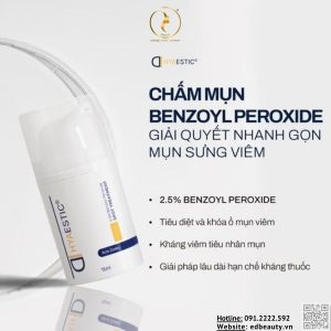 Lotion chấm mụn sưng viêm Hyaestic Spot Treatment 2.5% Benzoyl Peroxide