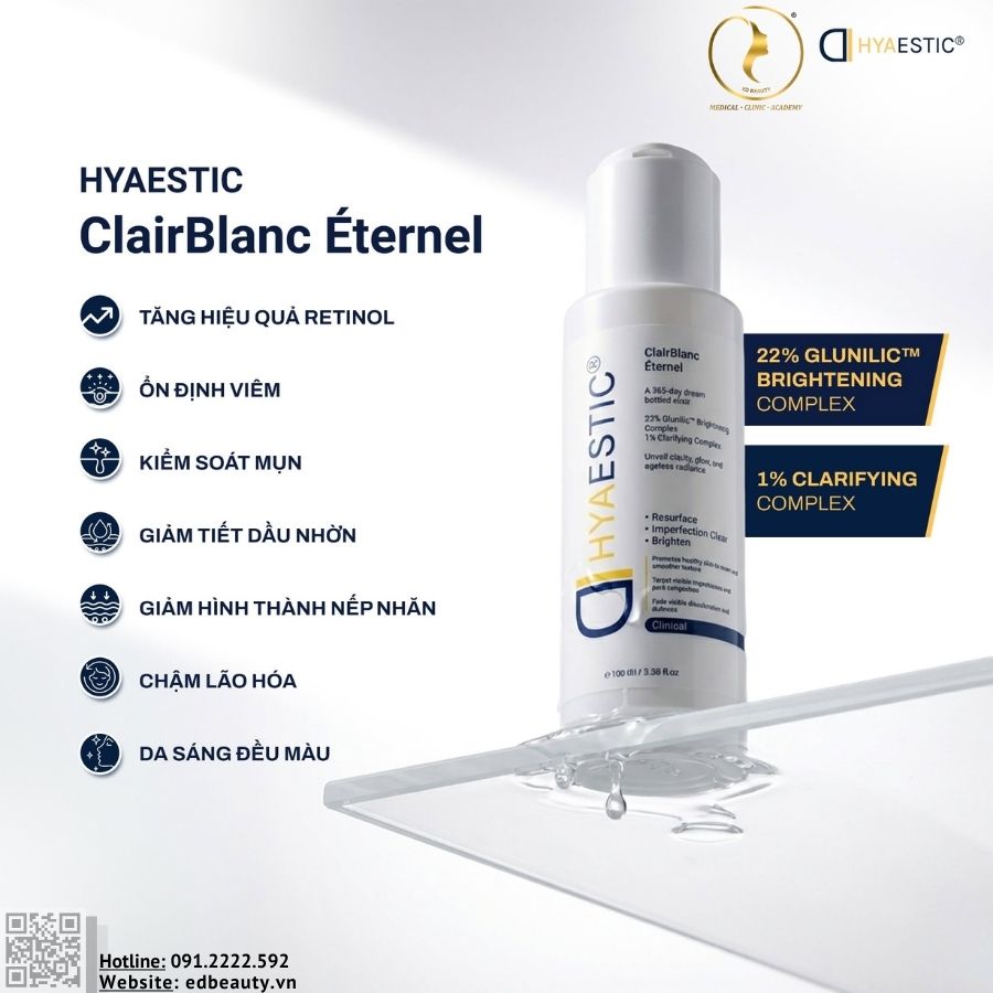 Thành phần Hyaestic ClairBlanc Éternel
